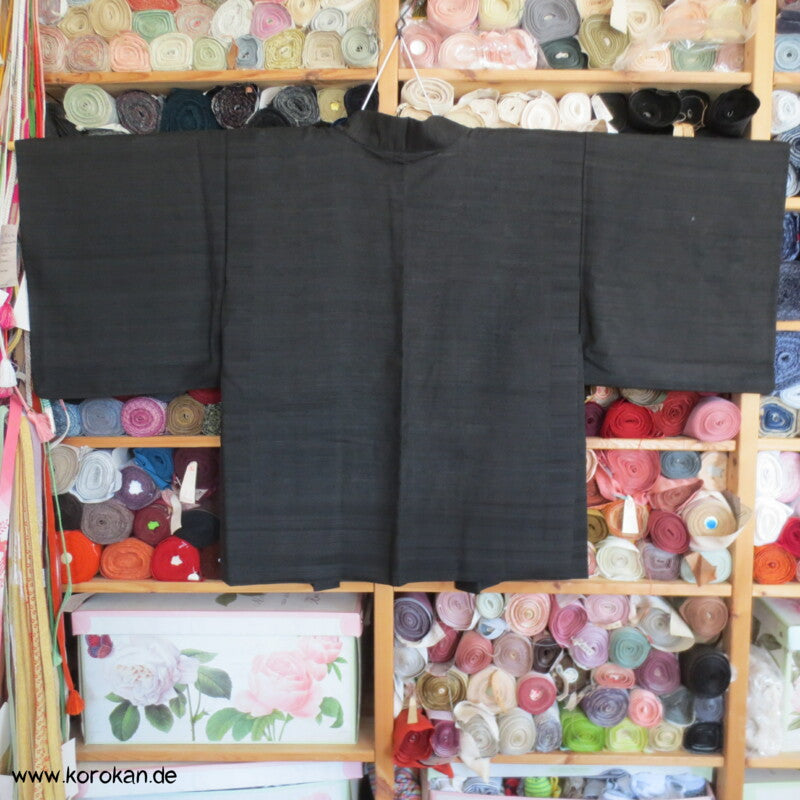 Rho Tsumugi Seide Haori - Kimono Jacke - für den Sommer