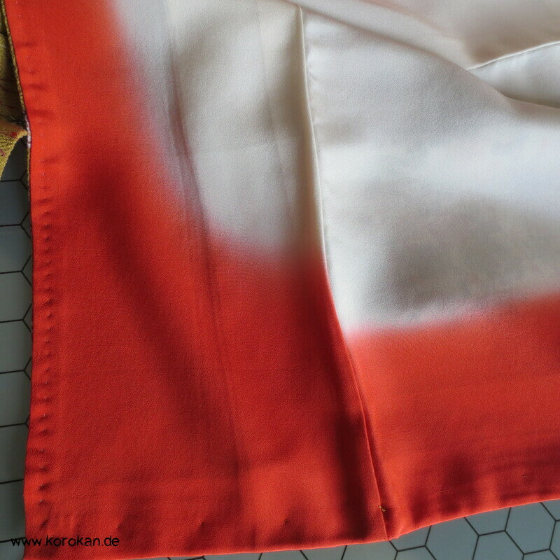 Vier Jahreszeiten Blumenrondelle Komon Kimono