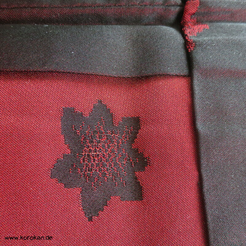 changierende Seide Ahornblatt Michiyuki Kimono Regenmantel