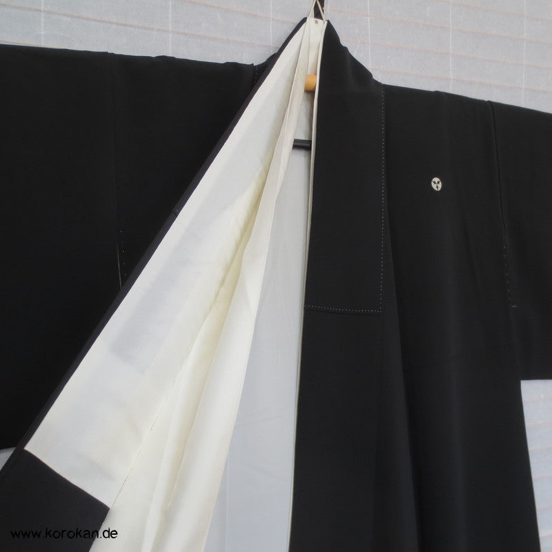 Bambusrollo / Spiegel Tomesode Seiden Kimono