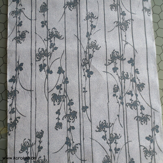 Rangiku Chrysanthemen doppelseitiger Yukata Kimono Baumwollstoff