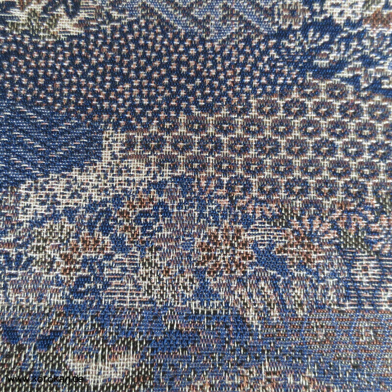 Kiribame Steinplatten Mustermix Seiden Jacquard Kimono Tanmono Stoffrolle