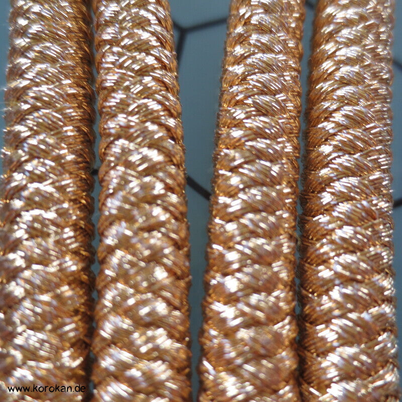 Seiden Obijime Kimonoband, rund, gold, wie neu