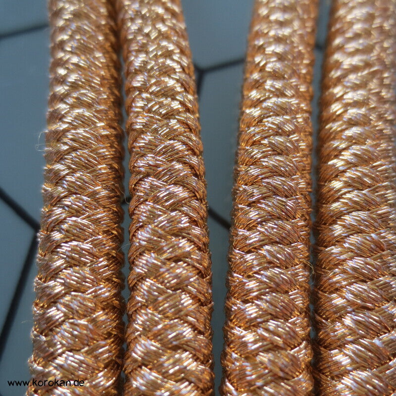 Seiden Obijime Kimonoband, rund, gold, wie neu