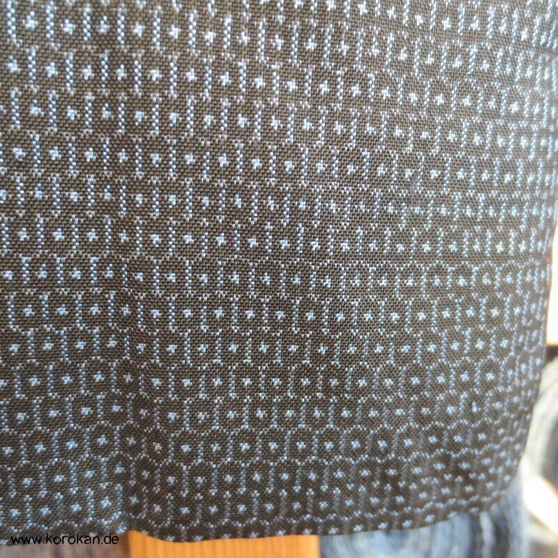 alte Kiefer Gedicht Futter Haori, Tsumugi Kasuri Seide