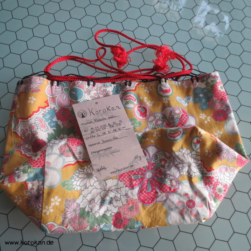 Kinchaku Zugbeutel - Tasche Baumwolle für Yukata Kimono