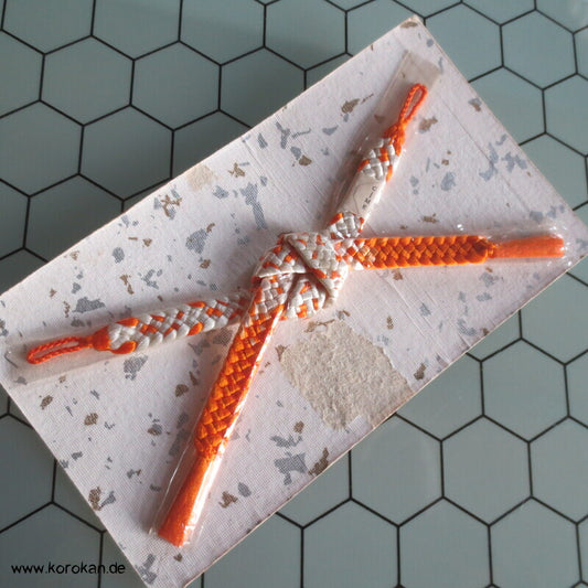 Haori Himo - Seide, mandarine weiß, neu