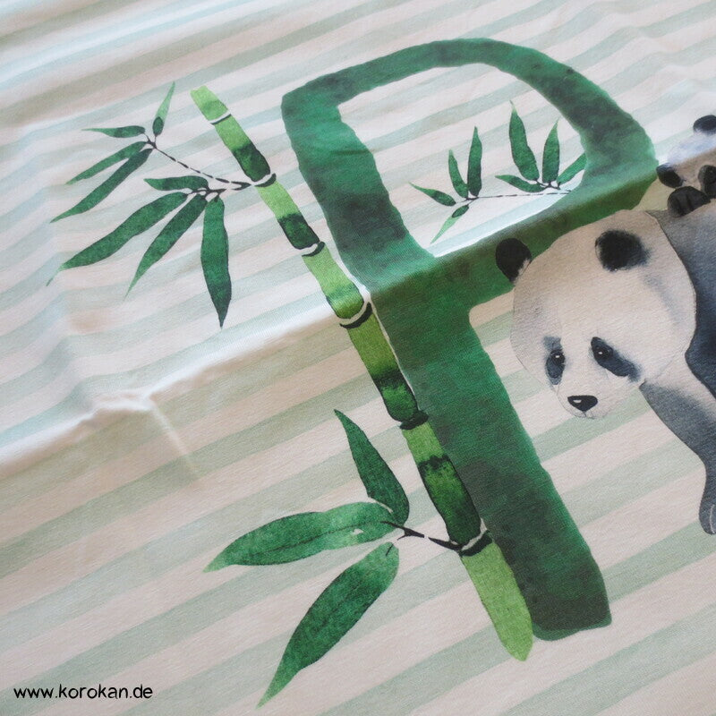 Panda Panel Baumwoll Jersey OjuTie