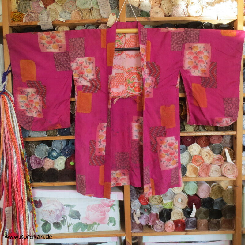 Haori Kimono Jacke Meisen Shikishi 1930'er