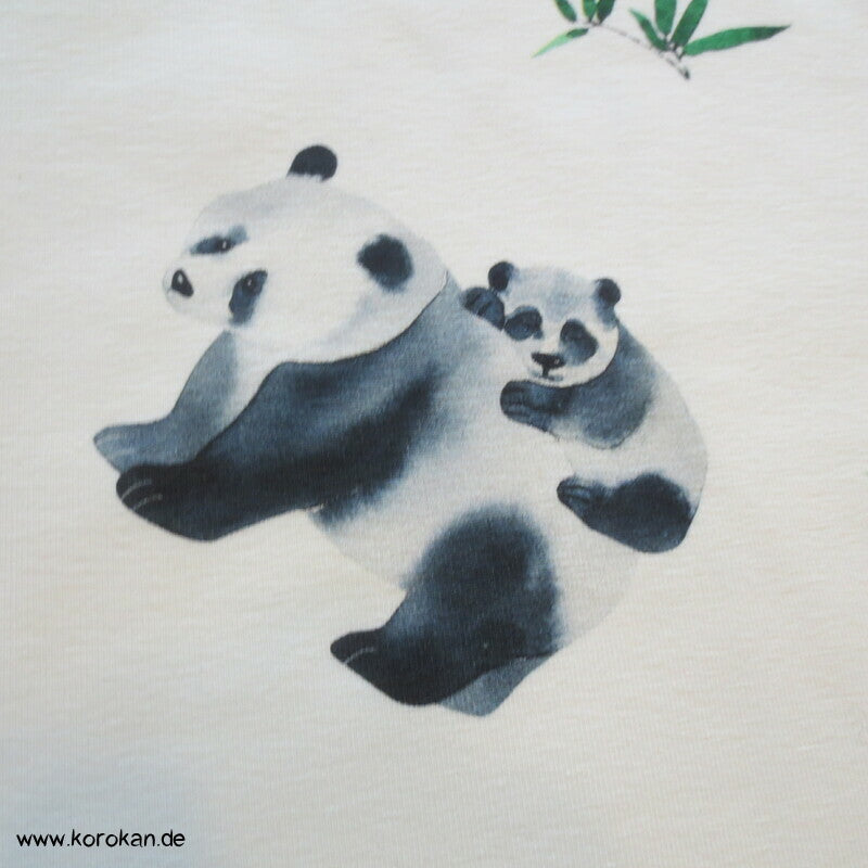 Panda Panel Baumwoll Jersey OjuTie