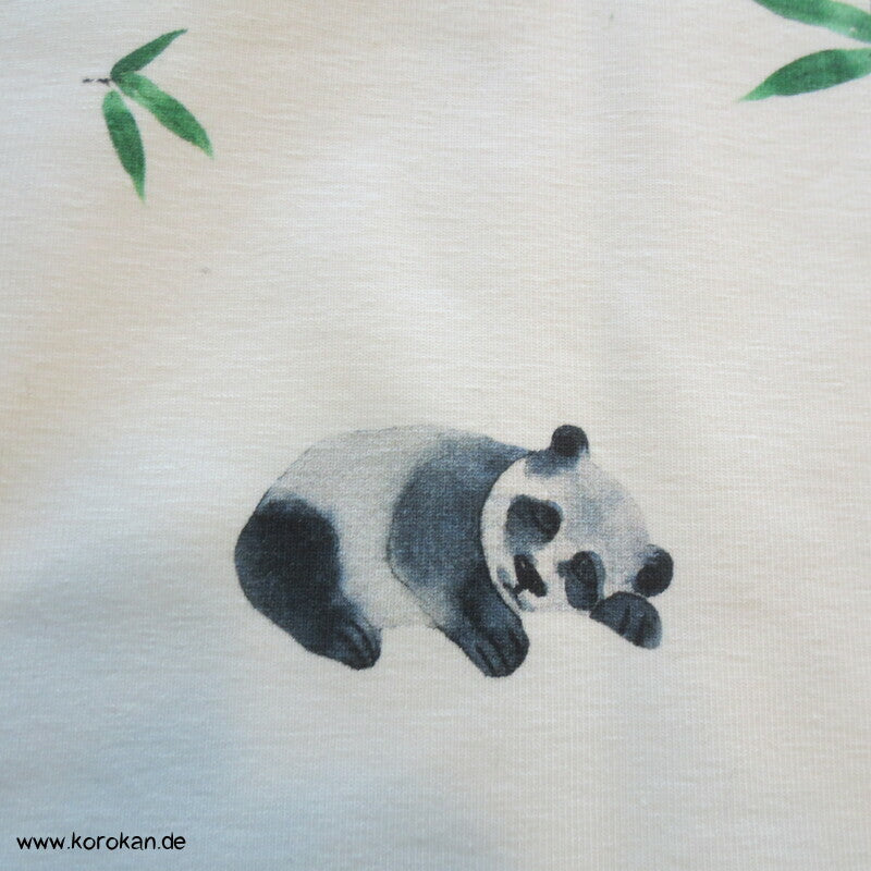Panda Panel Baumwoll Jersey OjuTie
