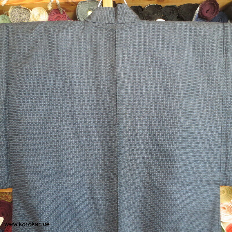 Daimiyo Prozession Futter Haori Tsumugi Kasuri Seide Männer Kimono Jacke