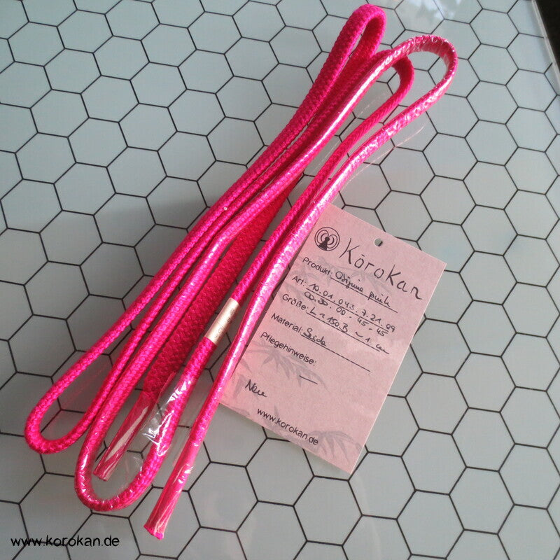 pink uni Obijime, Seide