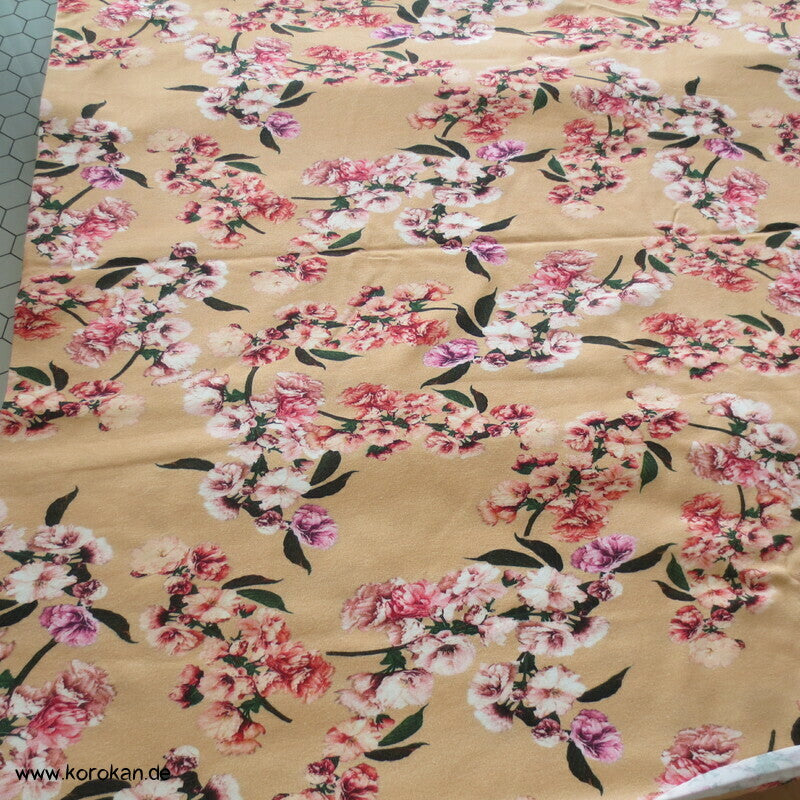 Kirschzweige Sakura Baumwoll Jersey