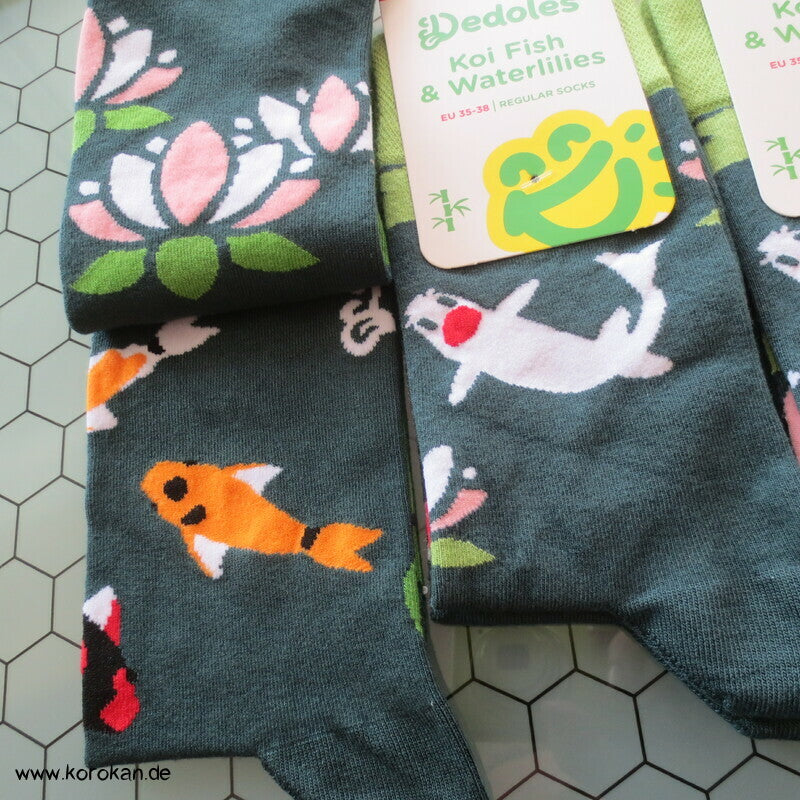Dedoles Bambus Socken mit japanischen Motiven