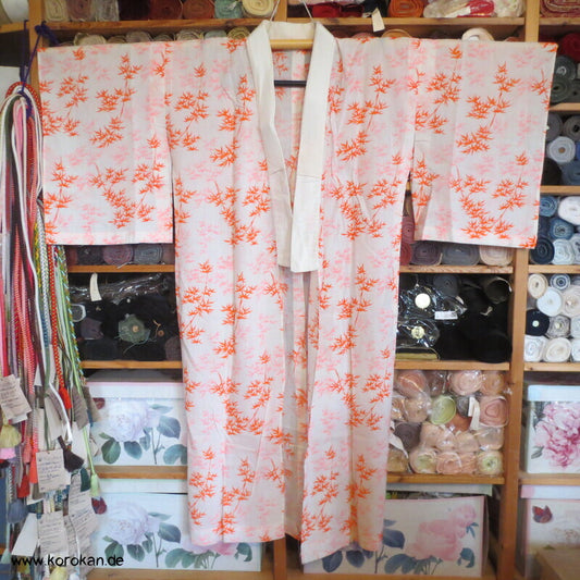 rote Bambus Wollmuslin Juban Unterkimono