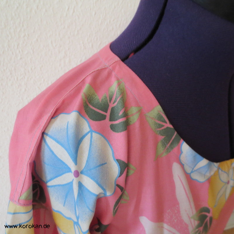 Libelle und Ackerwinden Yukata Baumwolle Zero Waste Kosode Sommerkleid
