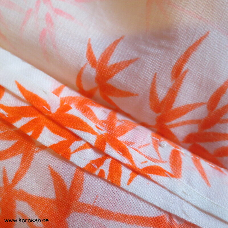 rote Bambus Wollmuslin Juban Unterkimono