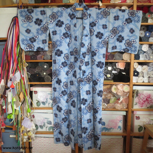 Arimatsu Shibori Yukata, Baumwolle, Sakura