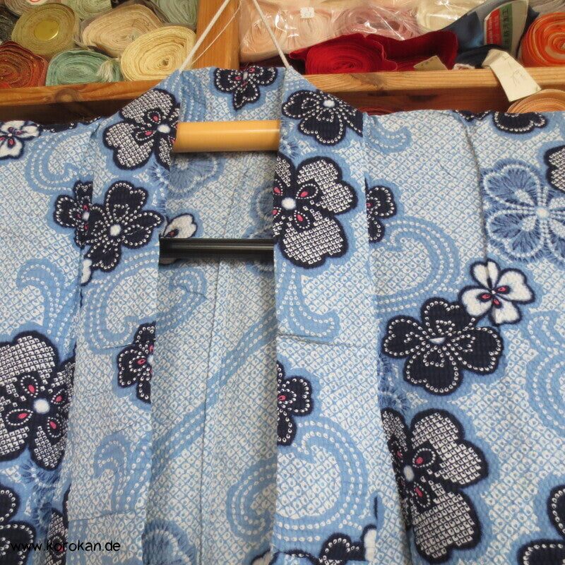 Arimatsu Shibori Yukata, Baumwolle, Sakura