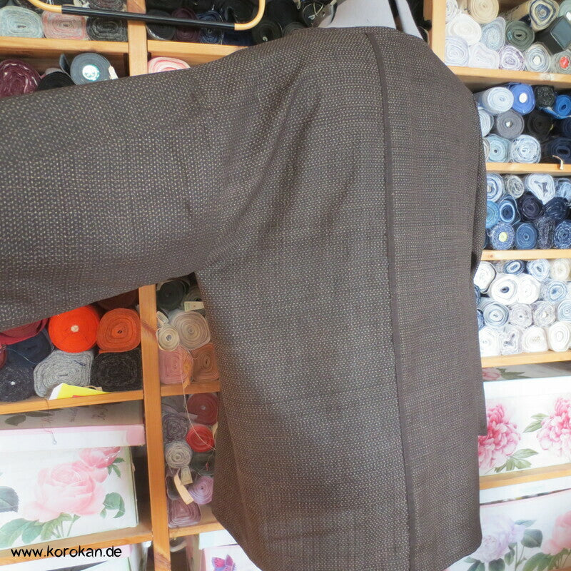 Blusen Shirt aus fein Kasuri Araihari Kimono Seide