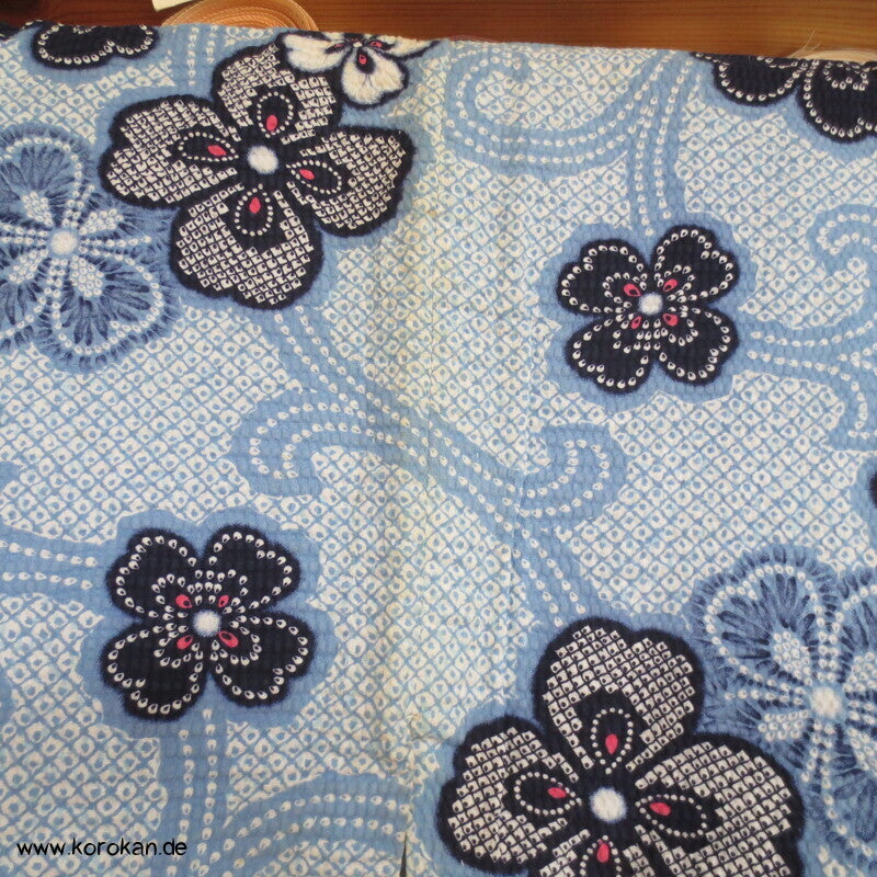 Arimatsu Shibori Yukata, Baumwolle, Sakura