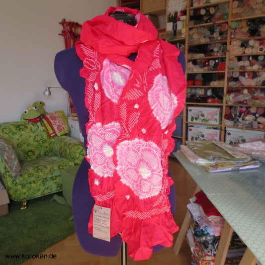 Shibori Pongé Schaltuch Mädchen Obi