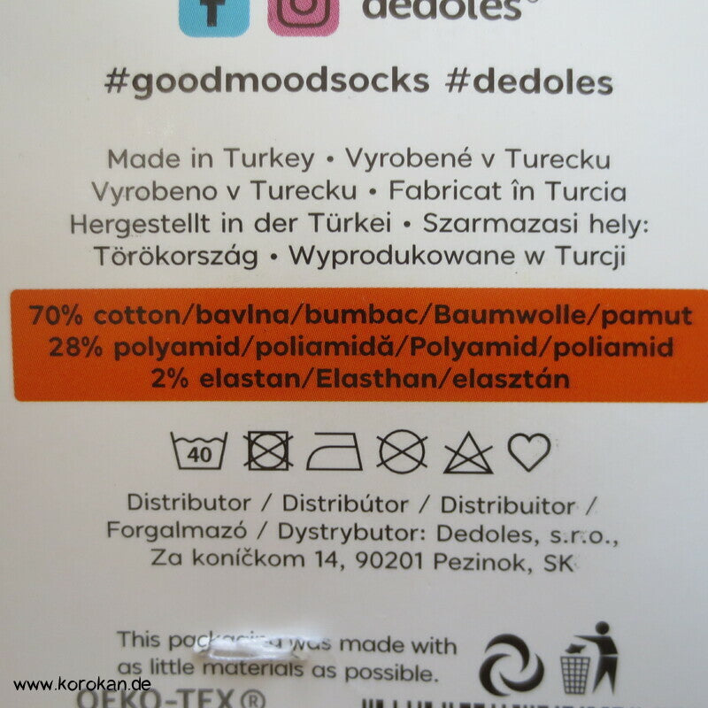 Dedoles Baumwoll Socken mit japanischen Motiven