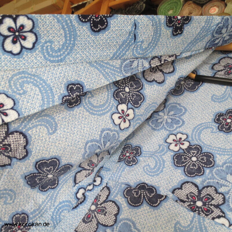Arimatsu Shibori Yukata, Baumwolle, Sakura