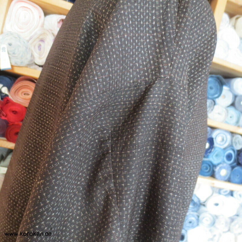 Blusen Shirt aus fein Kasuri Araihari Kimono Seide
