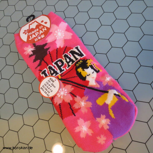 bunte Socken  Japanmotive