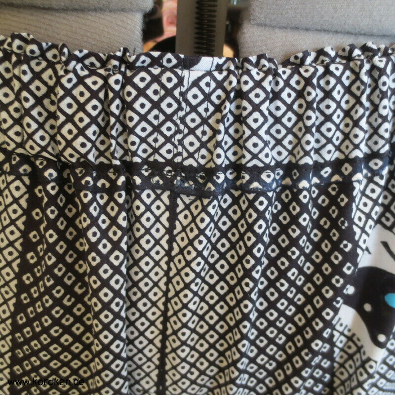 Hochsommer / Strand Shorts aus Yukata Baumwolle, Schmetterlinge, Gr. L