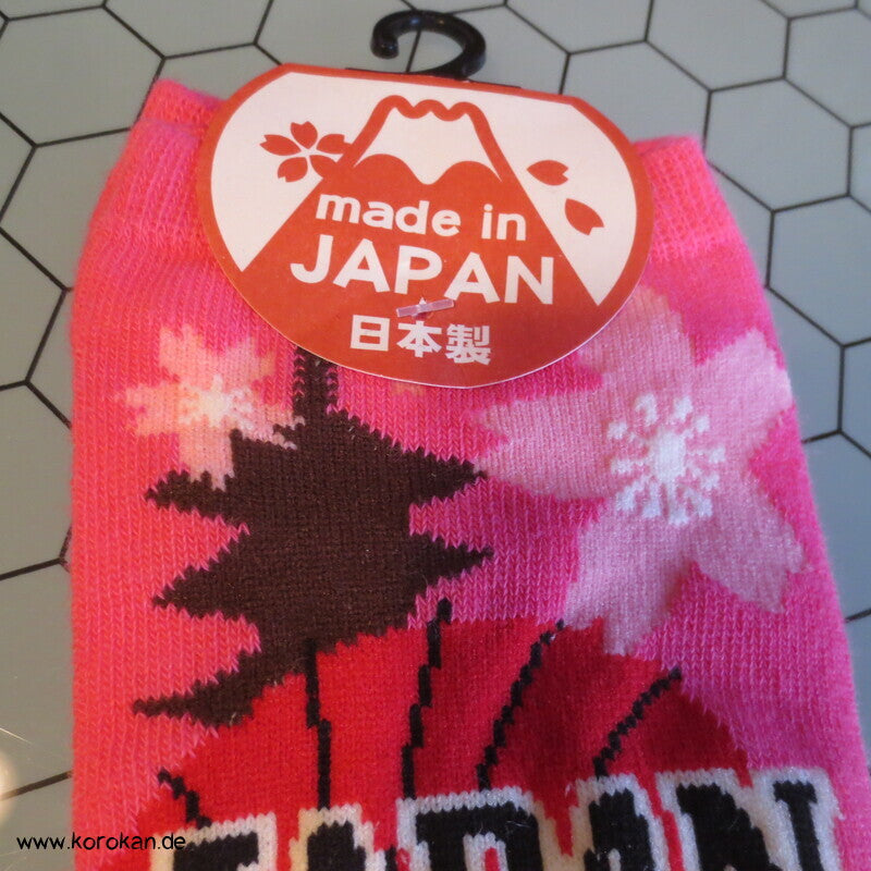 bunte Socken  Japanmotive
