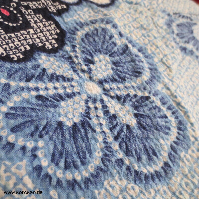 Arimatsu Shibori Yukata, Baumwolle, Sakura