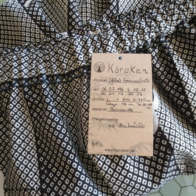 Hochsommer / Strand Shorts aus Yukata Baumwolle, Schmetterlinge, Gr. L