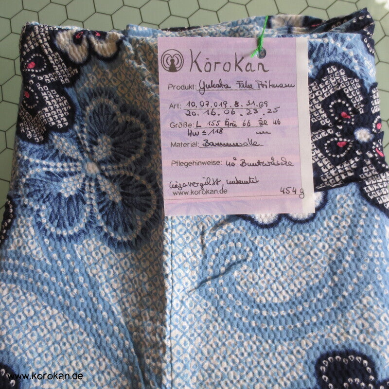 Arimatsu Shibori Yukata, Baumwolle, Sakura