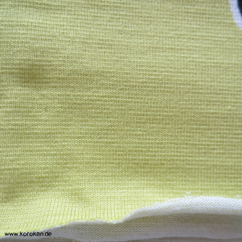 Schattenriss Zweige auf lime Baumwoll Jersey