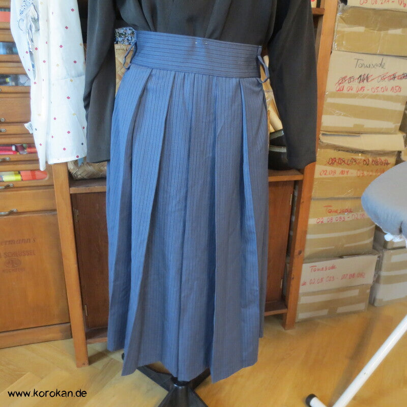 Hakama  - Hosenrock  - gestreifte Cool Wool Schurwolle
