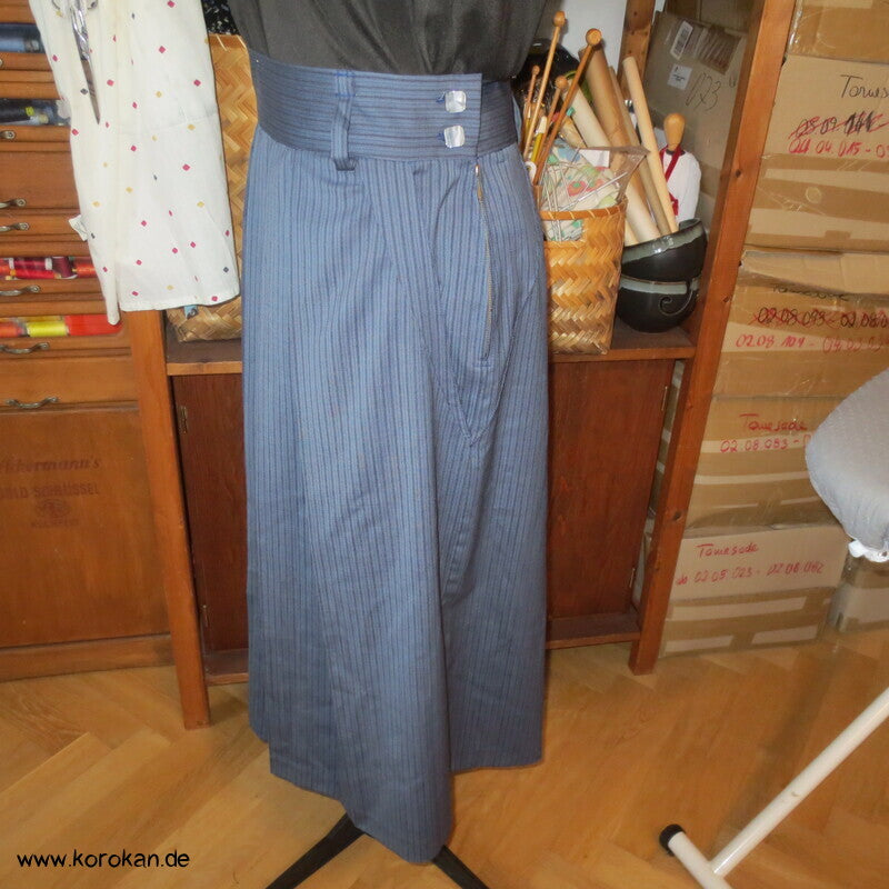 Hakama  - Hosenrock  - gestreifte Cool Wool Schurwolle