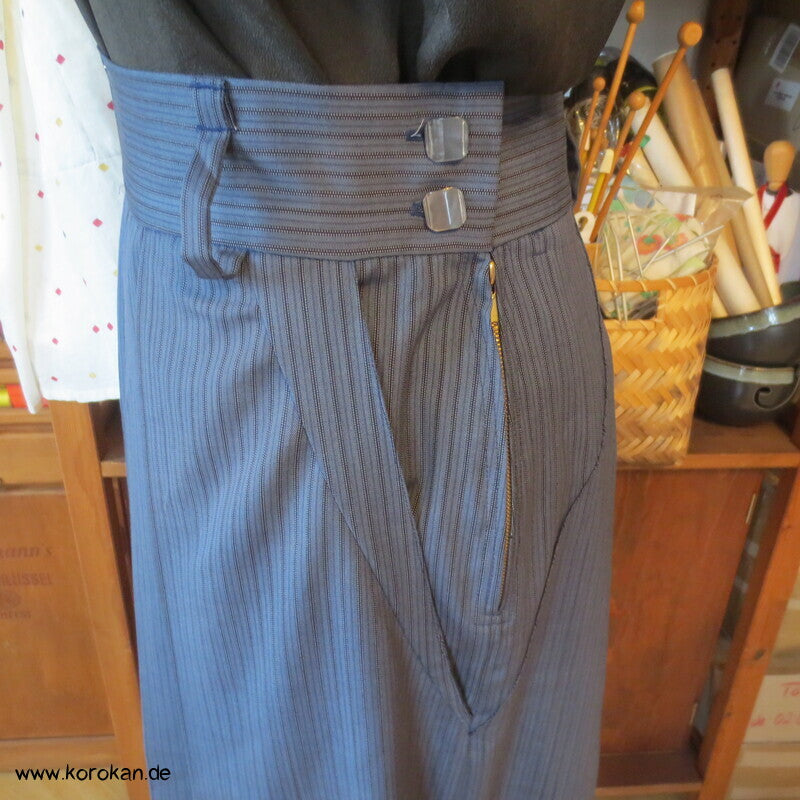 Hakama  - Hosenrock  - gestreifte Cool Wool Schurwolle