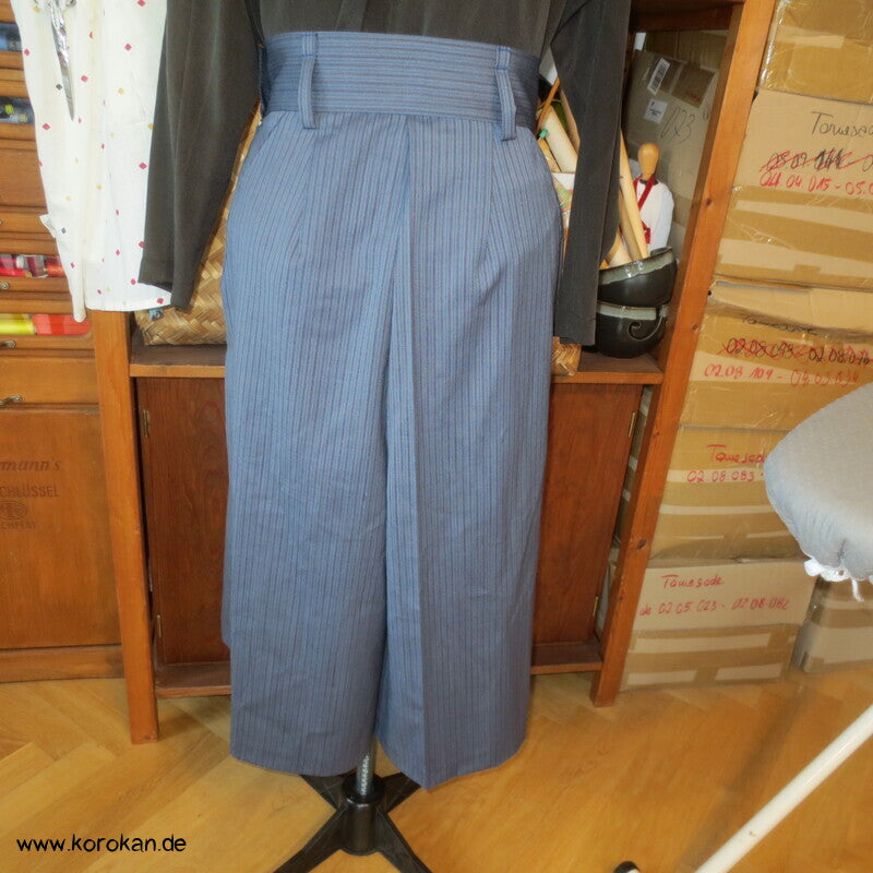 Hakama  - Hosenrock  - gestreifte Cool Wool Schurwolle