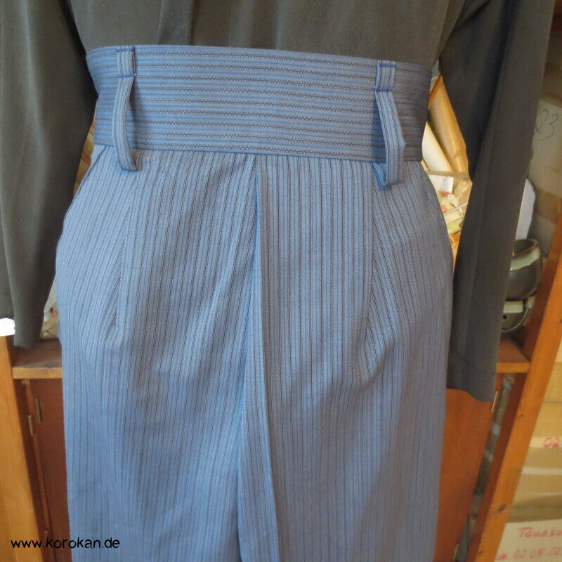 Hakama  - Hosenrock  - gestreifte Cool Wool Schurwolle