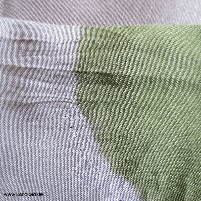 Shibori Nebel, Fächer Juban Unterkimono, Seide