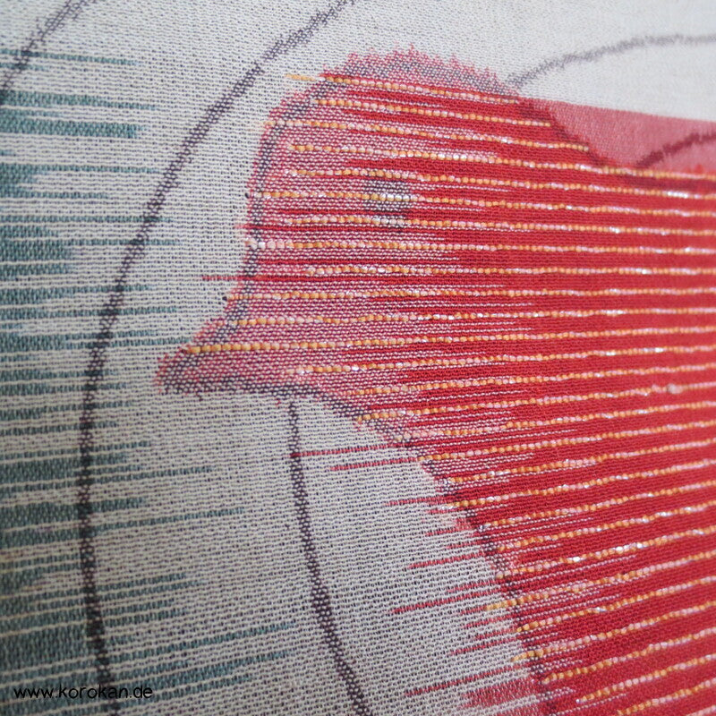 Chidori Ichimatsu Kasuri Hitoe Kimono