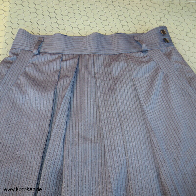 Hakama  - Hosenrock  - gestreifte Cool Wool Schurwolle
