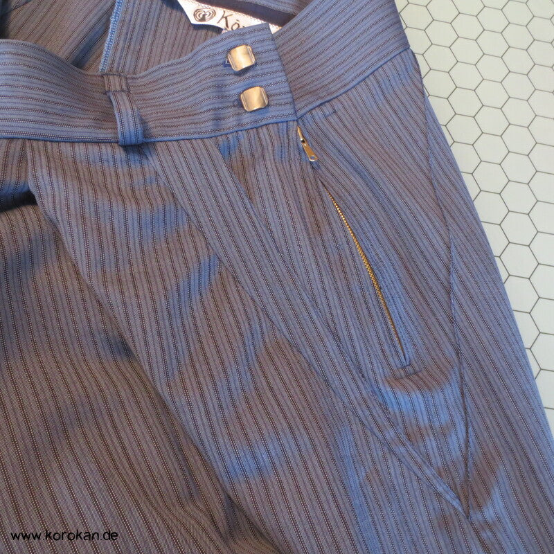 Hakama  - Hosenrock  - gestreifte Cool Wool Schurwolle