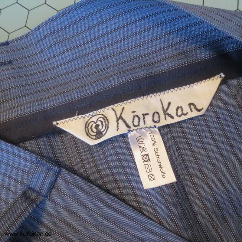 Hakama  - Hosenrock  - gestreifte Cool Wool Schurwolle