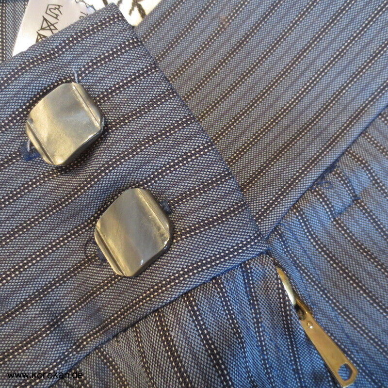 Hakama  - Hosenrock  - gestreifte Cool Wool Schurwolle
