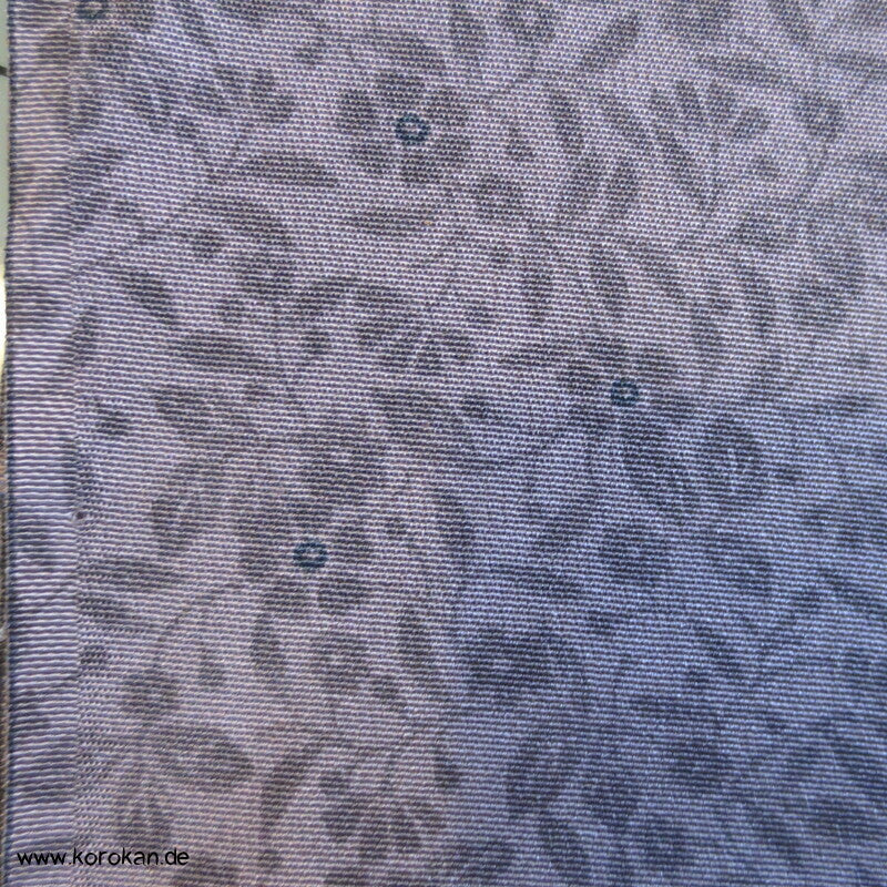 millefleur mauve Kimono Chirimen Crepe Seide