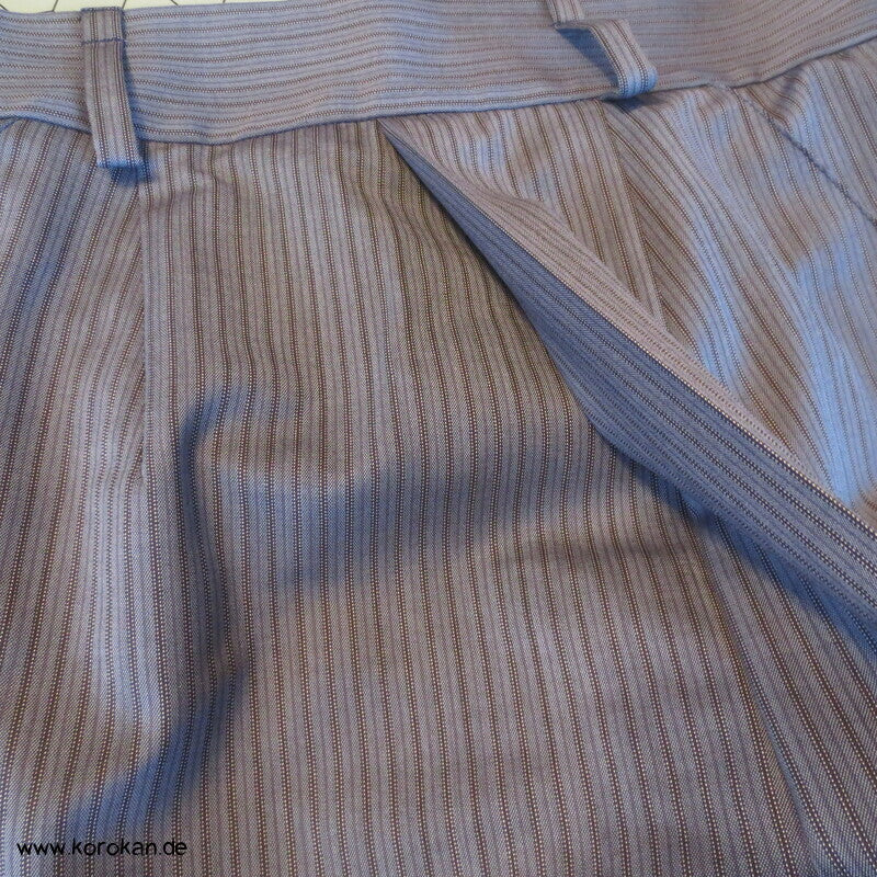 Hakama  - Hosenrock  - gestreifte Cool Wool Schurwolle
